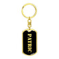 Patrick v3 - Luxury Dog Tag Keychain