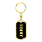 Timmy v3 - Luxury Dog Tag Keychain
