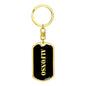 Alfonso v3 - Luxury Dog Tag Keychain