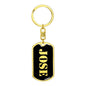 Jose v3 - Luxury Dog Tag Keychain