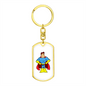 Superhero 02 - Luxury Dog Tag Keychain
