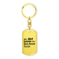 Black Russian Terrier - Luxury Dog Tag Keychain