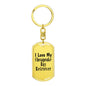 Love My Chesapeake Bay Retriever - Luxury Dog Tag Keychain