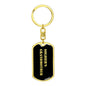 Soldier's Grandmother v2 - Luxury Dog Tag Keychain