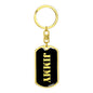 Jimmy v3 - Luxury Dog Tag Keychain