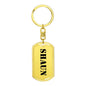 Shaun - Luxury Dog Tag Keychain