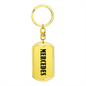 Mercedes v01 - Luxury Dog Tag Keychain