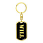 Will v3 - Luxury Dog Tag Keychain