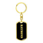 Raymond v3 - Luxury Dog Tag Keychain