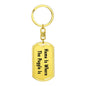 Puggle's Home - Luxury Dog Tag Keychain