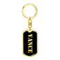 Vance v3 - Luxury Dog Tag Keychain