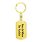 Vizsla's Home - Luxury Dog Tag Keychain
