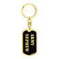 Army Nephew v2 - Luxury Dog Tag Keychain