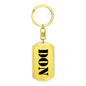 Don - Luxury Dog Tag Keychain