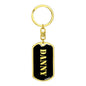 Danny v3 - Luxury Dog Tag Keychain
