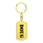 Doug - Luxury Dog Tag Keychain