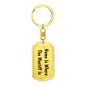 Mastiff's Home - Luxury Dog Tag Keychain