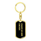 Coast Guard Cousin v2 - Luxury Dog Tag Keychain
