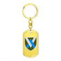 11th Army Aviation Brigade (Ukraine) - Luxury Dog Tag Keychain