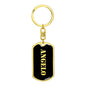Angelo v3 - Luxury Dog Tag Keychain