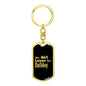 Bulldog v2 - Luxury Dog Tag Keychain