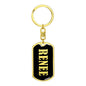 Renee v02 - Luxury Dog Tag Keychain