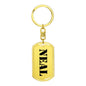 Neal - Luxury Dog Tag Keychain