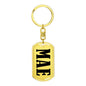 Mae v01 - Luxury Dog Tag Keychain