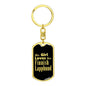 Finnish Lapphund v2 - Luxury Dog Tag Keychain