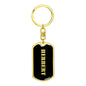 Herbert v3 - Luxury Dog Tag Keychain