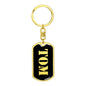 Tom v3 - Luxury Dog Tag Keychain