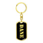 Dane v3 - Luxury Dog Tag Keychain