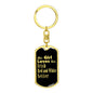 Irish Red and White Setter v2 - Luxury Dog Tag Keychain
