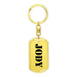 Jody - Luxury Dog Tag Keychain