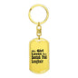 Scottish Fold Longhair - Luxury Dog Tag Keychain