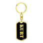 Kurt v3 - Luxury Dog Tag Keychain