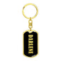 Darlene v02 - Luxury Dog Tag Keychain
