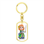 Knight 03 - Luxury Dog Tag Keychain