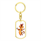 Tiger 01 - Luxury Dog Tag Keychain