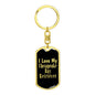 Love My Chesapeake Bay Retriever v2 - Luxury Dog Tag Keychain