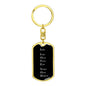 I Love You - Luxury Dog Tag Keychain