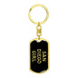 San Diego Girl v5 - Luxury Dog Tag Keychain