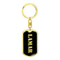 Lamar v3 - Luxury Dog Tag Keychain