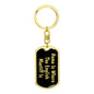 English Mastiff's Home v2 - Luxury Dog Tag Keychain