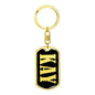 Kay v02 - Luxury Dog Tag Keychain