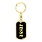 Jesse v3 - Luxury Dog Tag Keychain