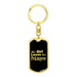 Pekingese v2 - Luxury Dog Tag Keychain