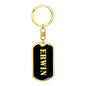 Erwin v3 - Luxury Dog Tag Keychain