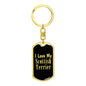 Love My Scottish Terrier v2 - Luxury Dog Tag Keychain