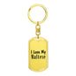 Love My Maltese - Luxury Dog Tag Keychain